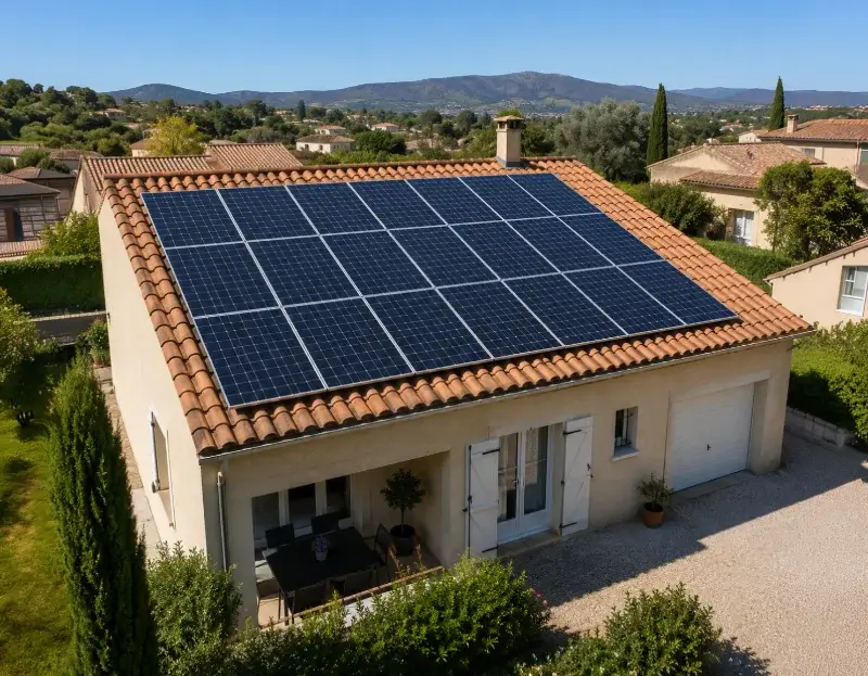 Prime à l'autoconsommation panneaux solaires Saint-Ouen-des-Alleux — aide financière de l'État